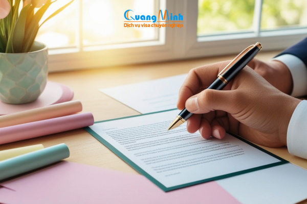 Không có hợp đồng lao đồng xin visa hàn quốc - quang minh visa